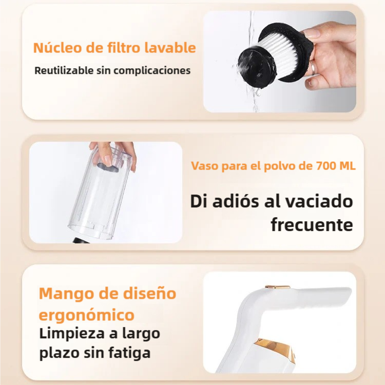 Aspiradora PREMIUM MULTIUSOS INALÁMBRICA – Maneja fácilmente una variedad de desafíos