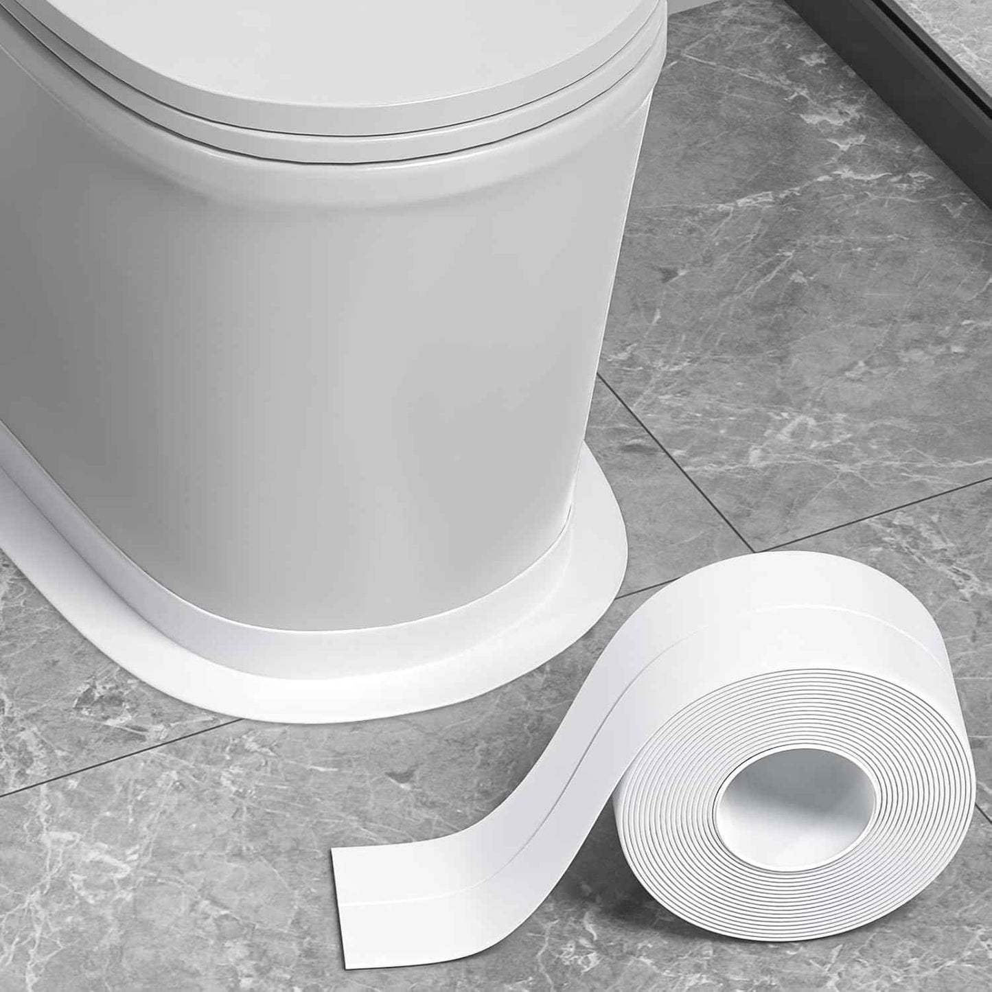 Cinta de Sellado Impermeable para Baño y Cocina – Solución Rápida y Duradera contra Filtraciones y Moho