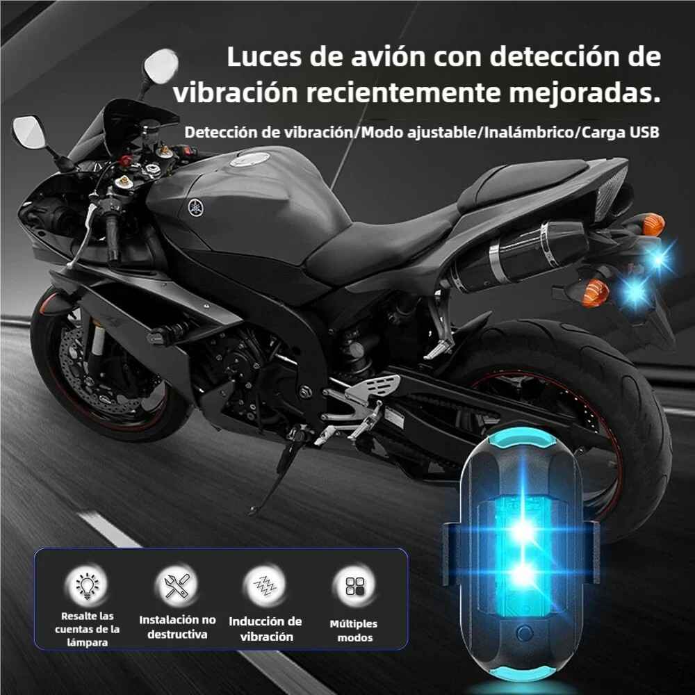 LUCES LED STROBO - 7 COLORES A TU ALCANCE,  USALO DONDE QUIERAS Y CUANDO QUIERAS