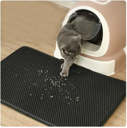 Tapete De Arena Para Gatos Doble Capa