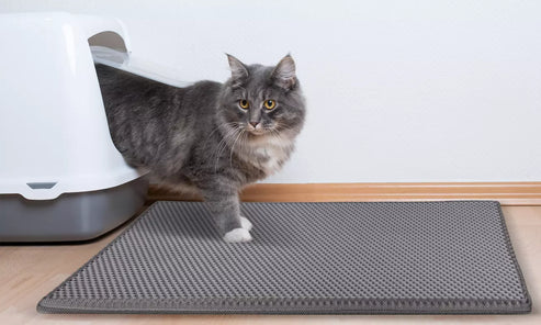 Tapete De Arena Para Gatos Doble Capa